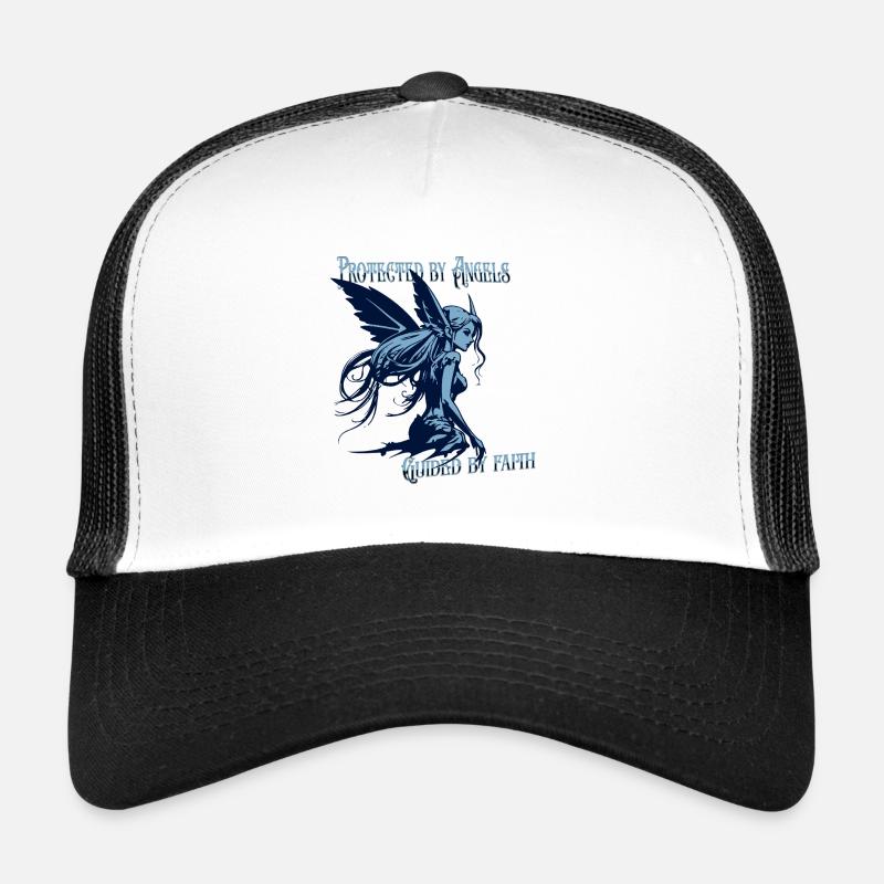 Angels Protect Me – Faith Design Trucker Cap