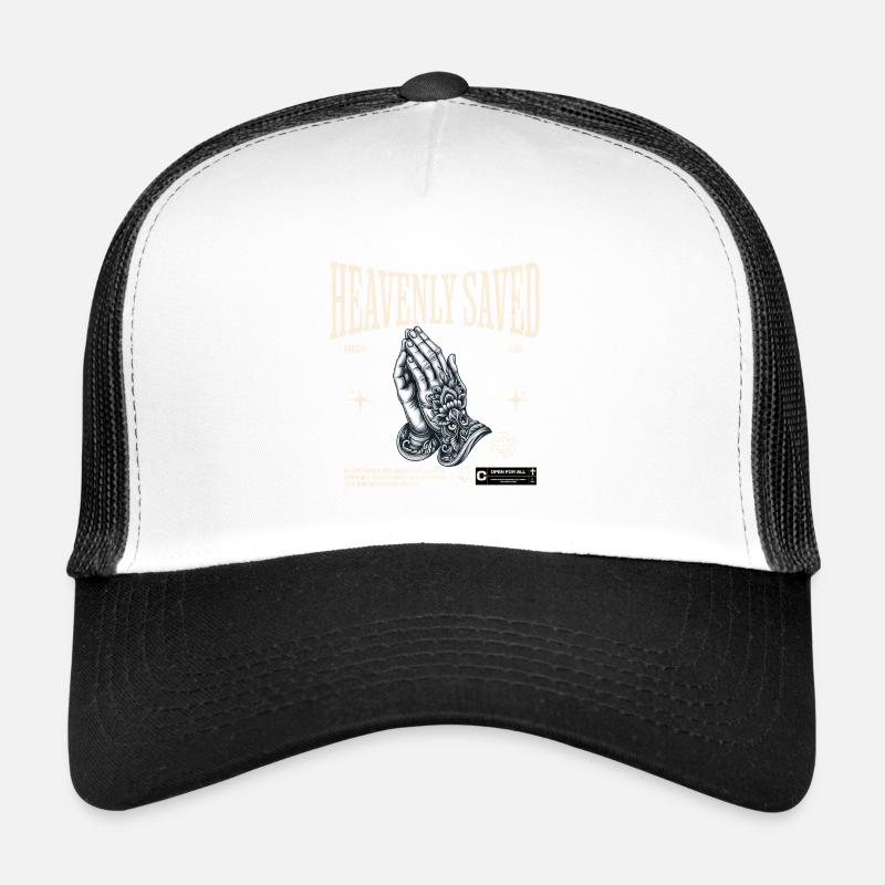 La foi céleste sauvée priant Jésus-Christ Casquette trucker 
