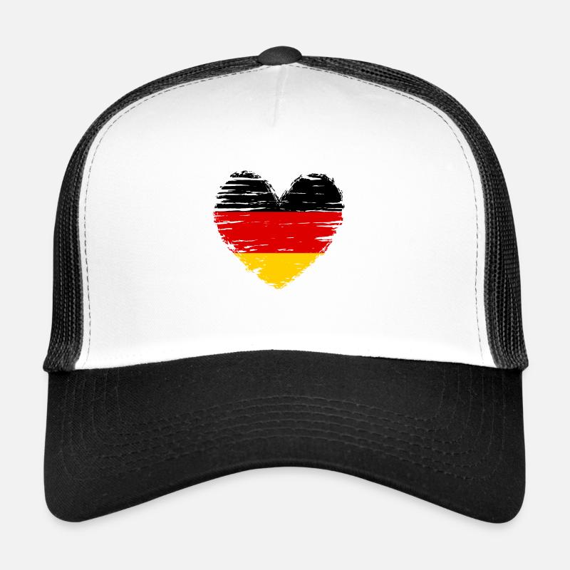 Drapeau drapeau drapeau de l’Allemagne Casquette trucker 