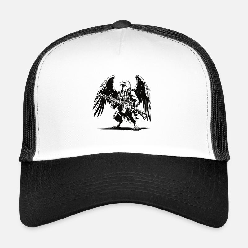 Martial Eagle - Eagle - The Warrior Among the Eagles Trucker Cap