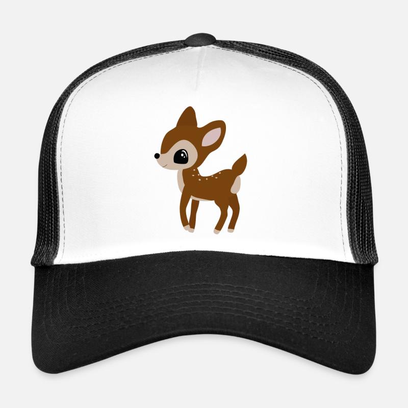 Rehkitz - Trucker Cap - Weiß/Schwarz