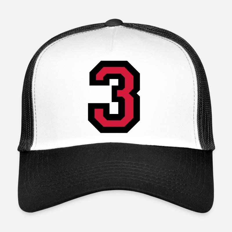 Number Three - The number 3 Trucker Cap