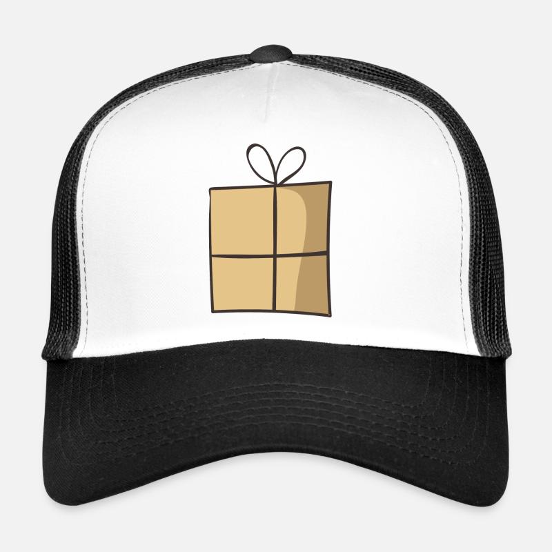 present 3 - Trucker Cap - Weiß/Schwarz