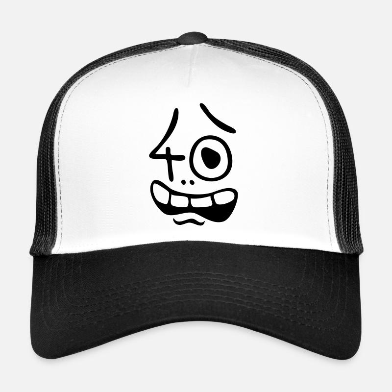 Au weia, 40 Jahre ! - Trucker Cap - Weiß/Schwarz