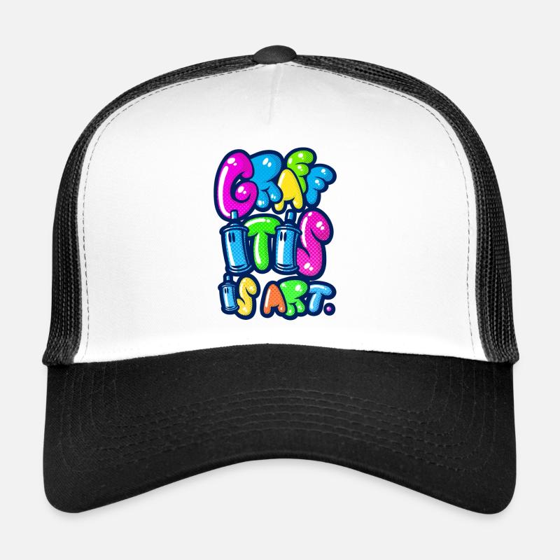 Graffitis Kunst multi Trucker Cap