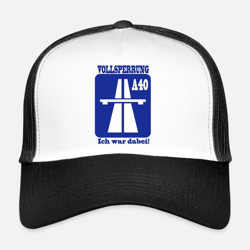 Vollersperrung A40 - Ich war dabei 1F Trucker Cap