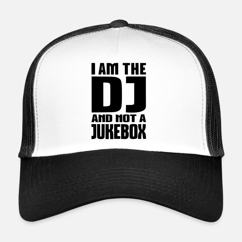 DJ Jukebox - Trucker Cap - Weiß/Schwarz