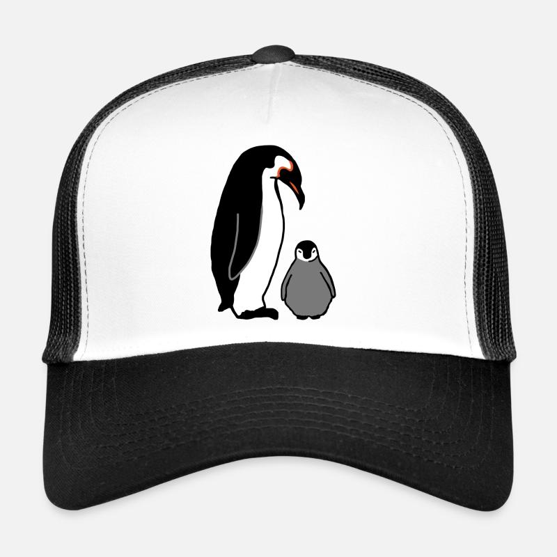 Penguin with baby Trucker Cap