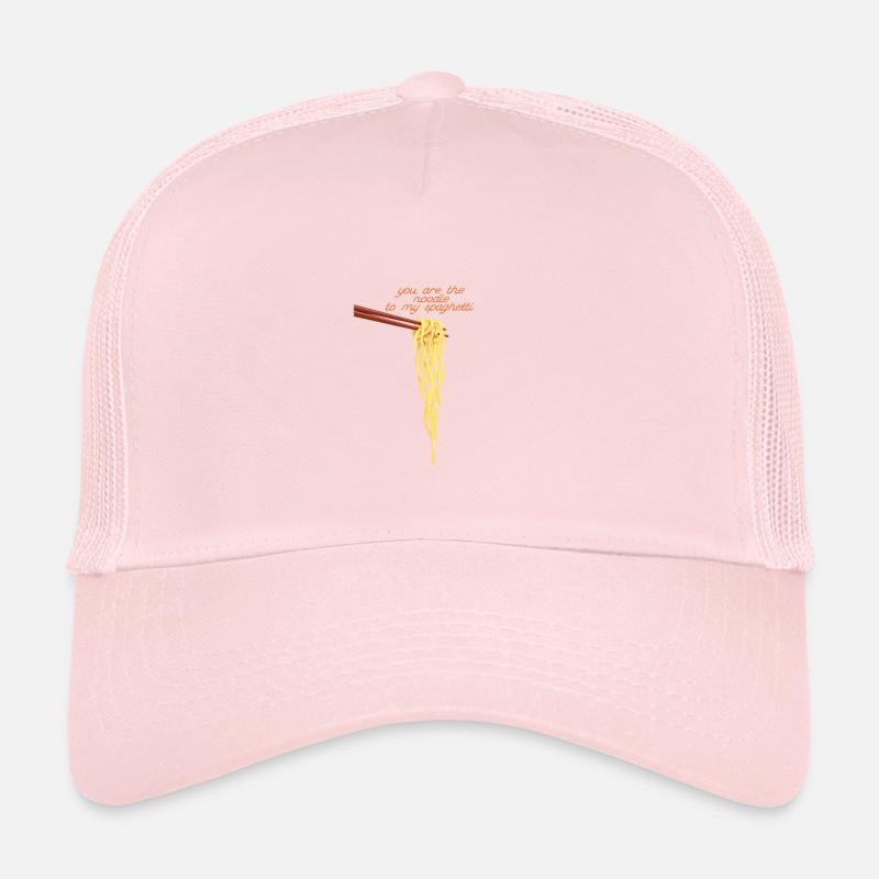 Spaghetti avec des baguettes Casquette trucker 