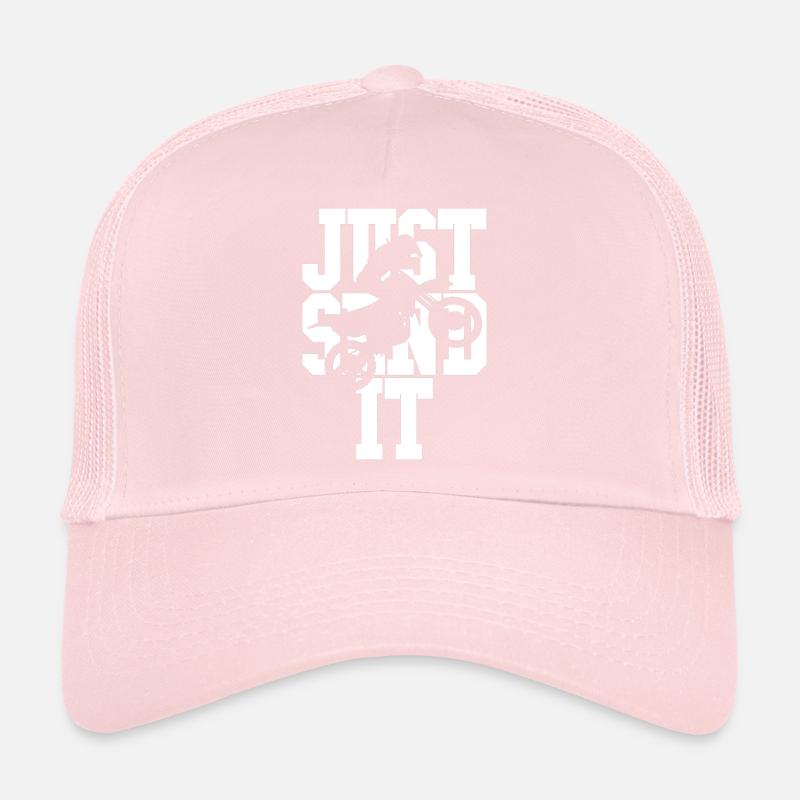 Just send it white Trucker Cap