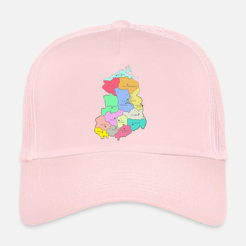 Carte de la RDA Casquette trucker 