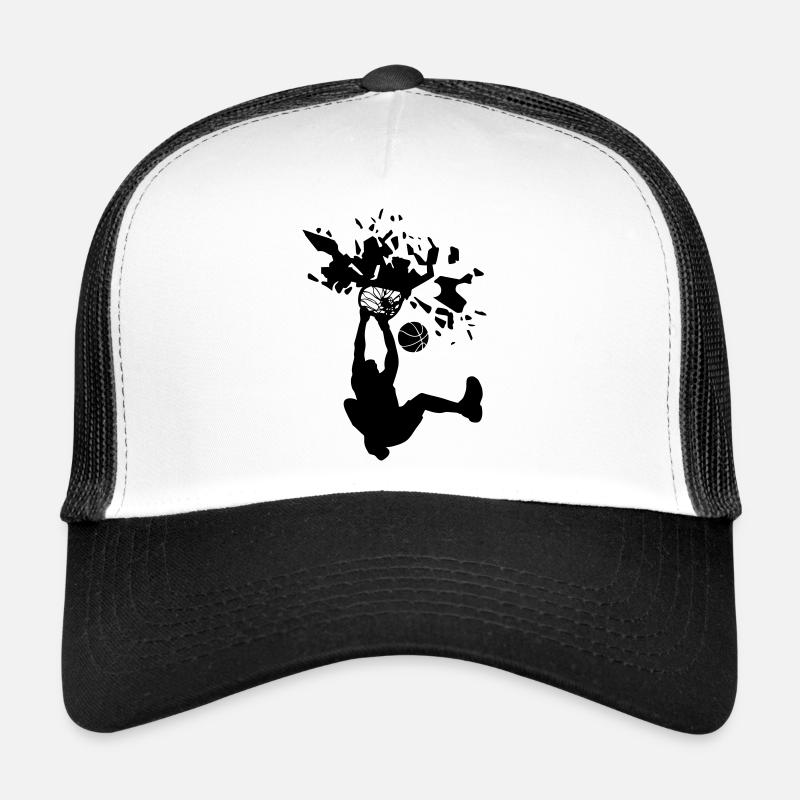 Basketball Slam Dunk Smash Basketballkorb Trucker Cap
