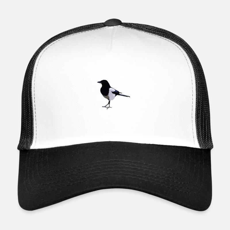 pie - Casquette trucker  - blanc/noir