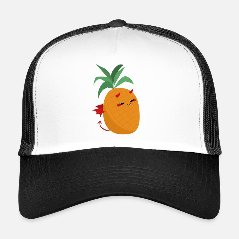 Ananas Diable mignon - Petit Démon Fruité Casquette trucker 