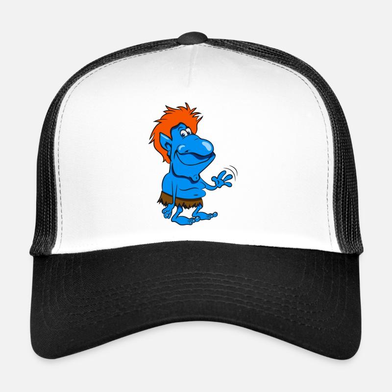 troll doux agitant dessin animé drôle spitzohr maerche Casquette trucker 