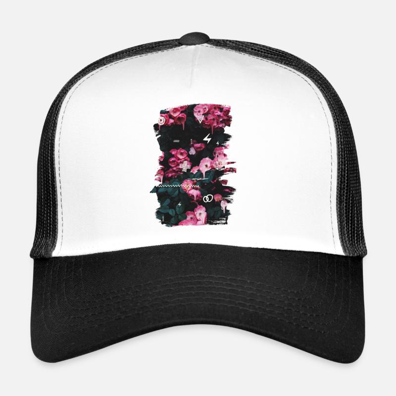 fleur Casquette trucker 