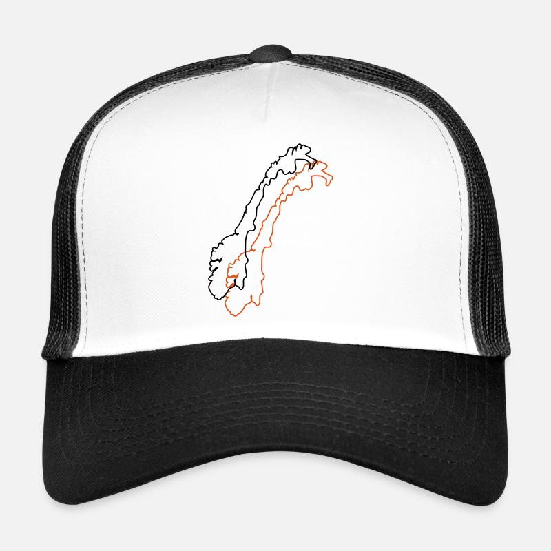 norway map Trucker Cap