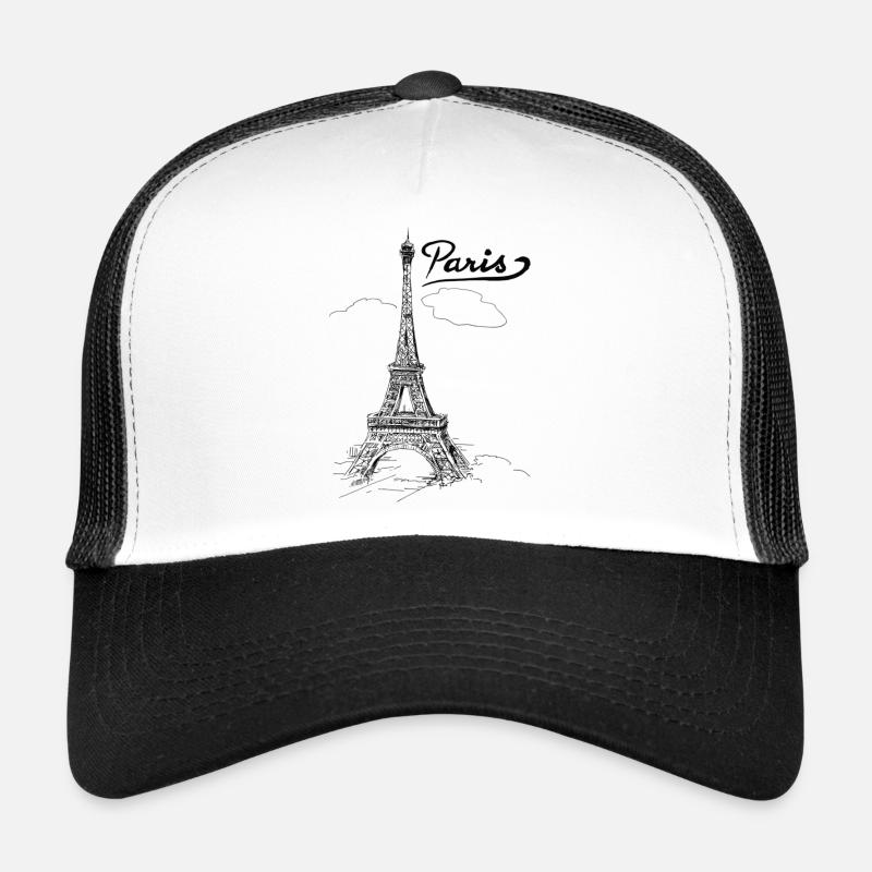 Paris et sa Tour Eiffel Casquette trucker 