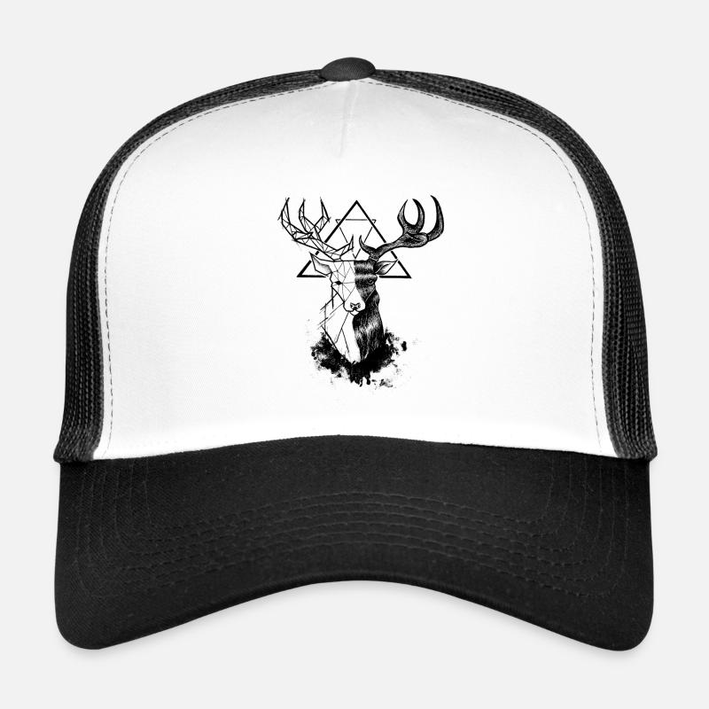 Schwarze Dualität Trucker Cap