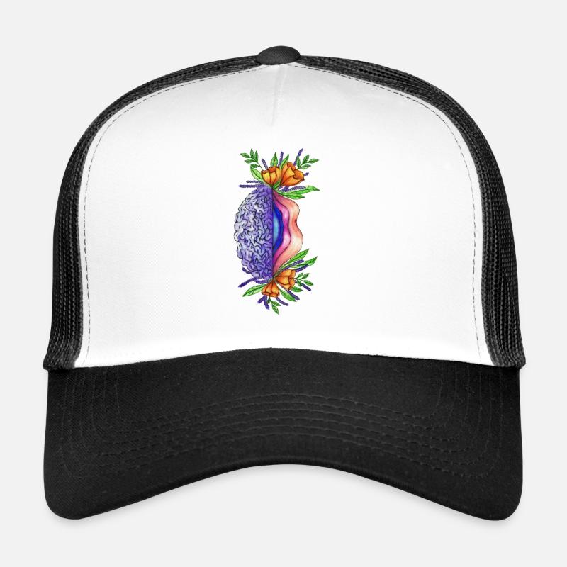 Vulva brain Trucker Cap