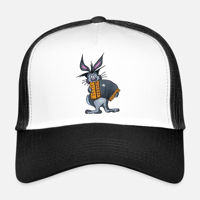 Toni der Hase spielt Handorgel Trucker Cap