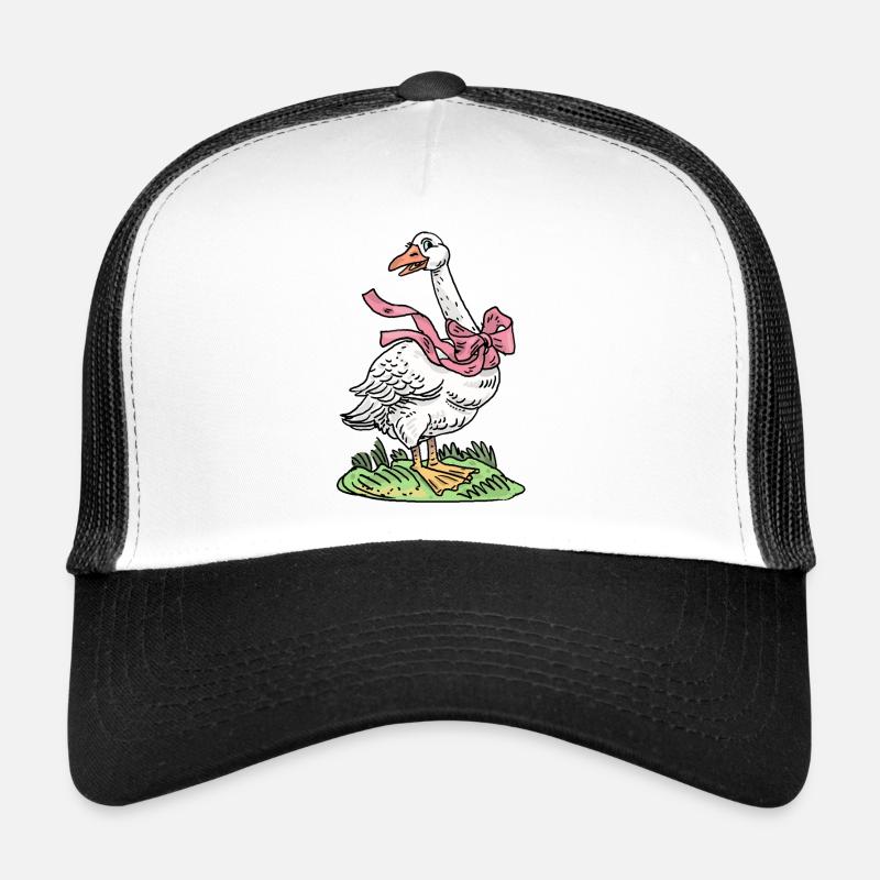 Oie au ruban rose Casquette trucker 