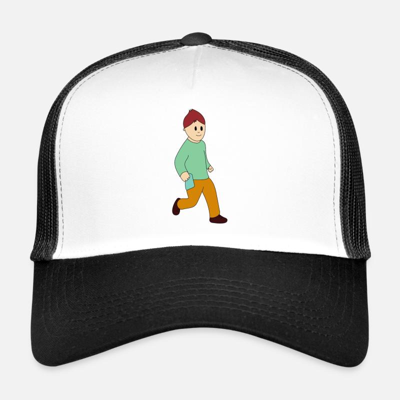 marche - Casquette trucker  - blanc/noir