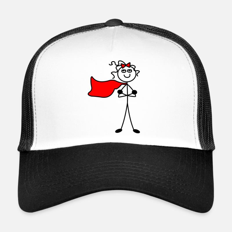 Superwoman oder mit verschränkten Armen Trucker Cap
