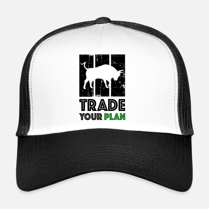 TRADE YOUR PLAN Bull Trader Trucker Cap