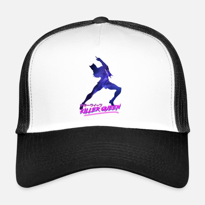 Killer Queen Outrun - Trucker Cap - white/black