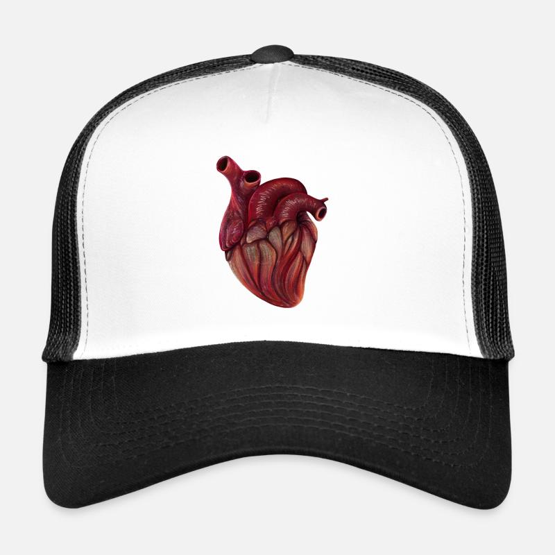 Realistic Heart Casquette trucker 