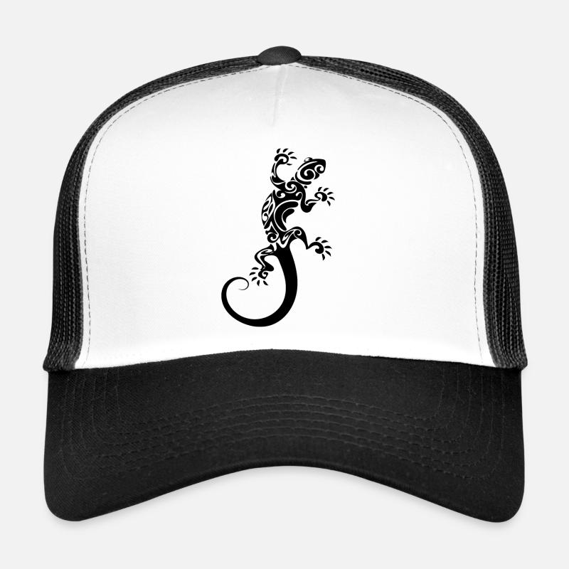 Salamandre - Casquette trucker  - blanc/noir