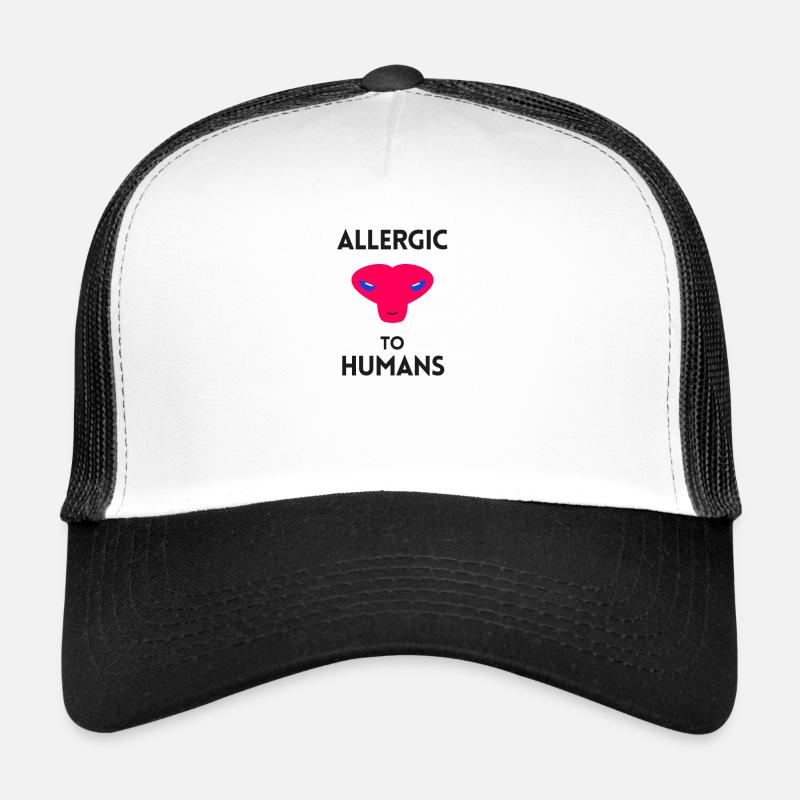 OVNI humain de l'espace extraterrestre Casquette trucker 