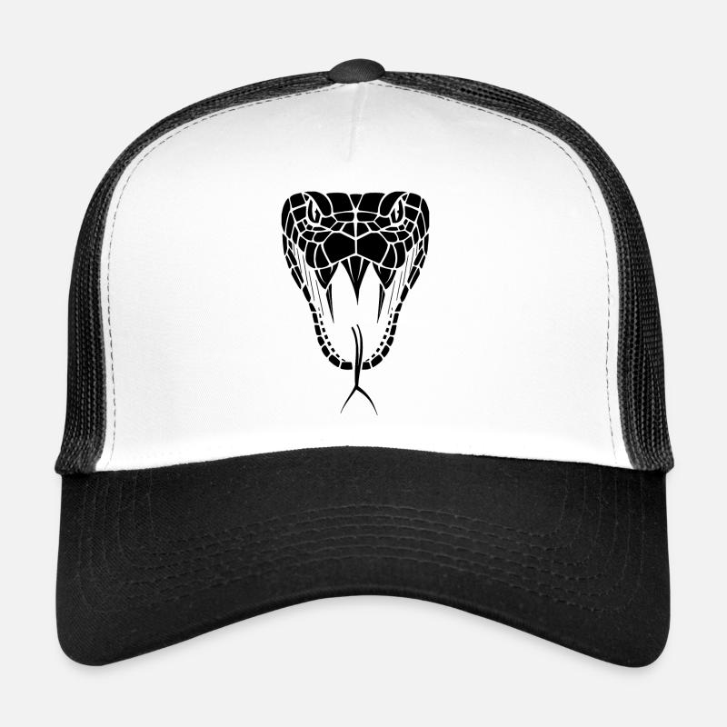 Minimal Cobra Schlangen Trucker Cap
