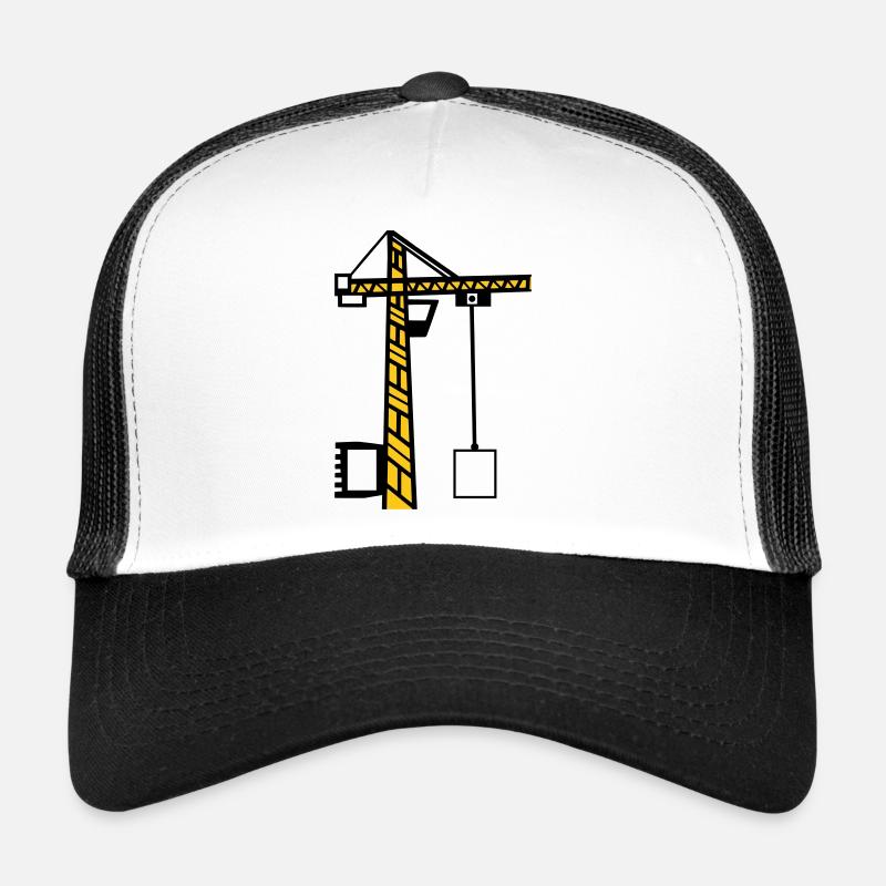 Construction crane crane Hebekran construction Trucker Cap