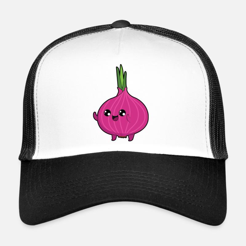Red onion - Trucker Cap - white/black
