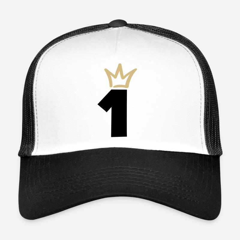 NUMBER ONE 1 Champion Crown Trucker Cap