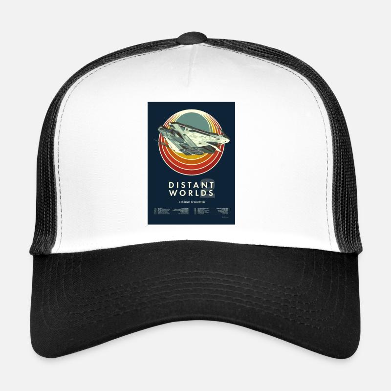 Distant Worlds 2 Roadie - Casquette trucker - blanc/noir
