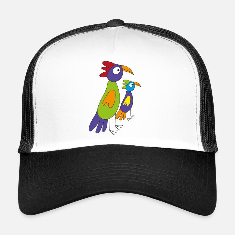 Die lustigen Papageien... Trucker Cap