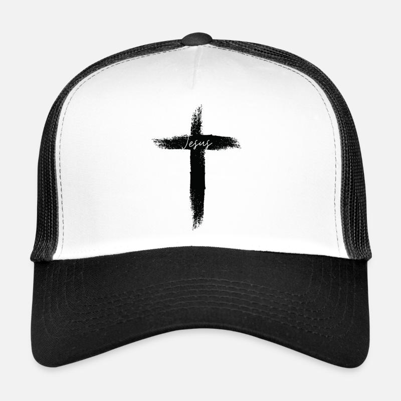 Jesus Kreuz Christentum Glauben Spruch Geschenk Trucker Cap