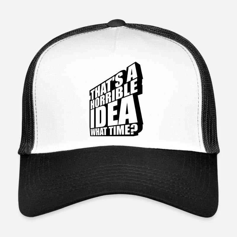C’est une idée horrible Casquette trucker 