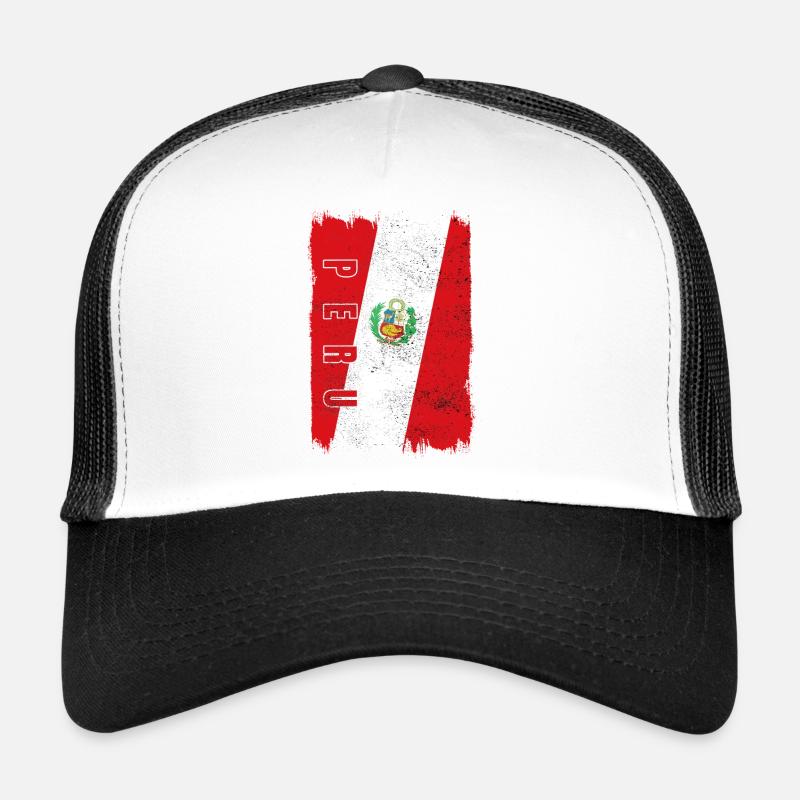 Peru Flagge Trucker Cap