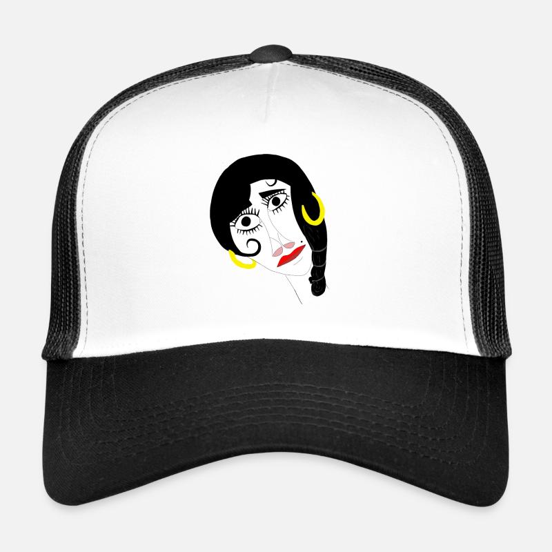 Carmen v.Mejorada - Trucker Cap - white/black