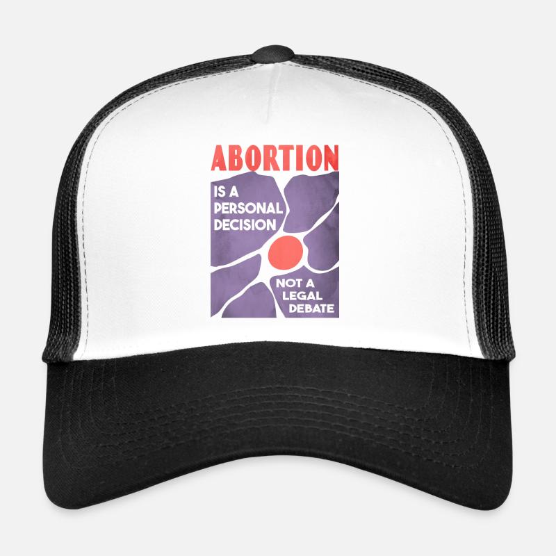 Affiche Pro Choice - Graphique Vintage des années 60 Casquette trucker 