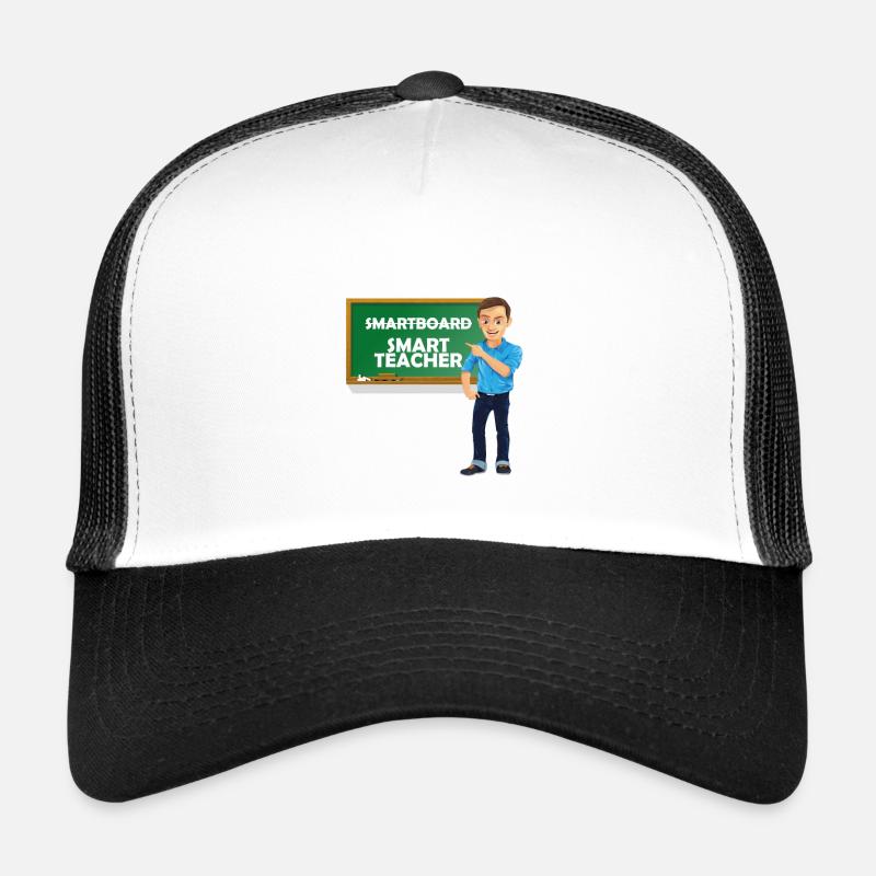 Smart Teacher - Trucker Cap - white/black