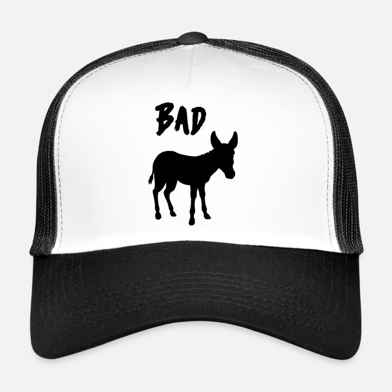 Mauvais cul. Drôle d’âne Badass Jeu de mots Casquette trucker 