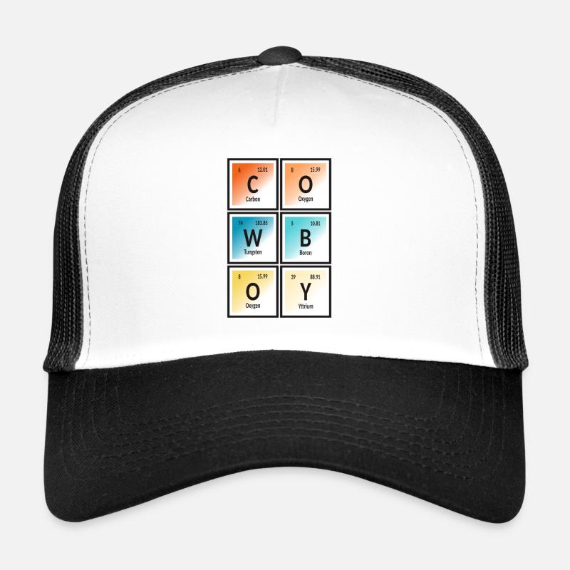 Cowboy | Periodic Table of Elements Trucker Cap