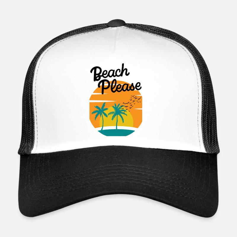 Beach Please - Chemise Palm Sunset Casquette trucker 
