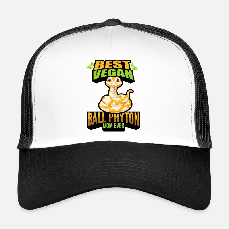 Snakes - Trucker Cap - white/black