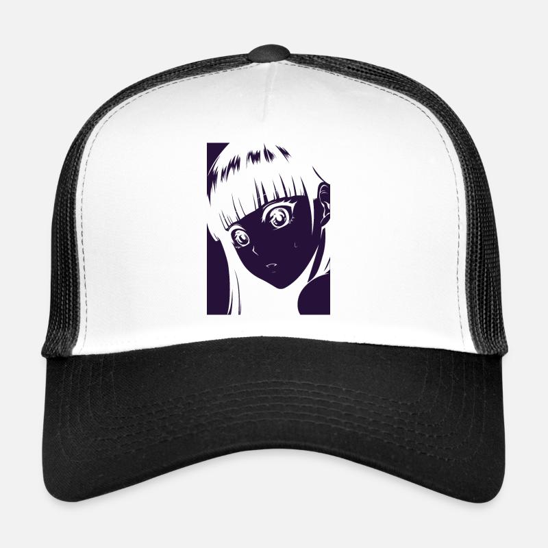 schockiertes süßes Mädchen Trucker Cap